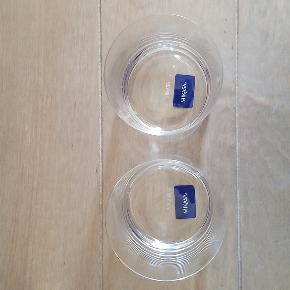 Mikasa Julie Luxury Crystal Old Fashioned Cocktail Glasses- Set of 2 - Picture 2 of 8